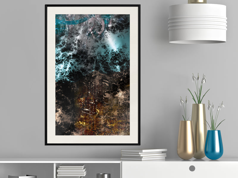 Poster - Dark Matter I  - zwart passepartout