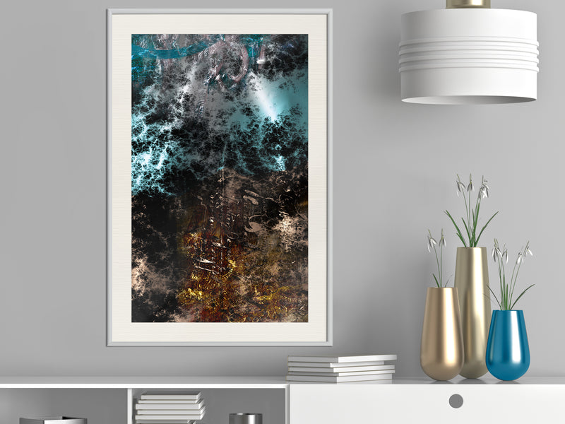 Poster - Dark Matter I  - wit passepartout