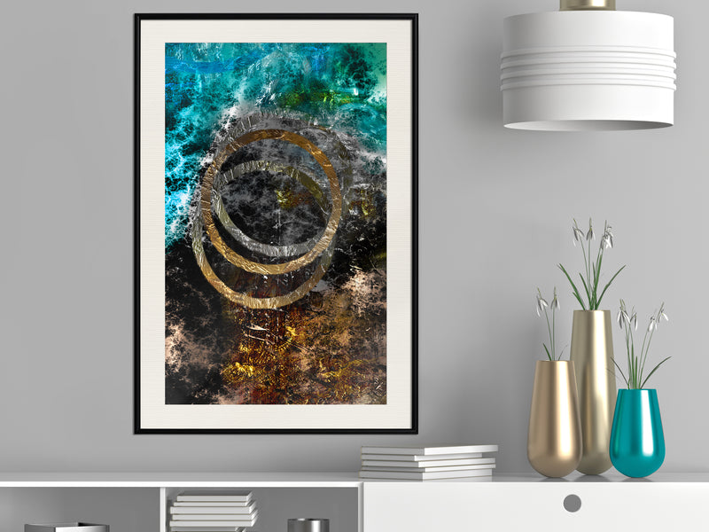 Poster - Dark Matter II  - zwart passepartout