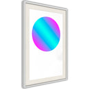 Poster - Ultraviolet I  - wit passepartout