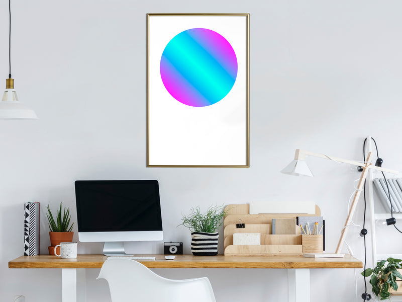 Poster - Ultraviolet I  - goud