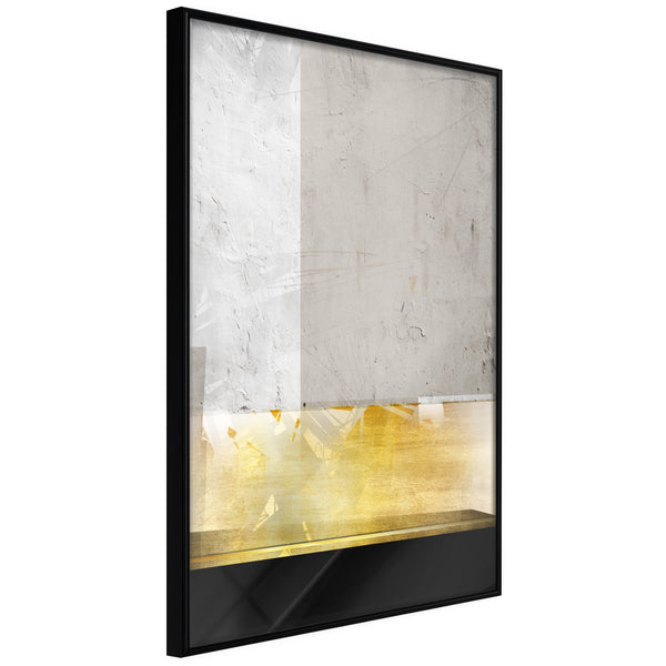 Poster - Concrete Art  - zwart