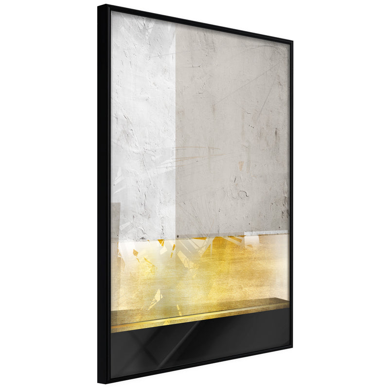 Poster - Concrete Art  - zwart