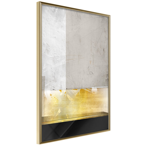 Poster - Concrete Art  - goud