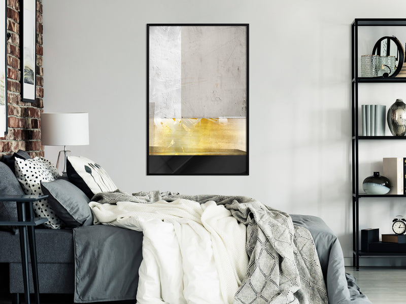 Poster - Concrete Art  - zwart