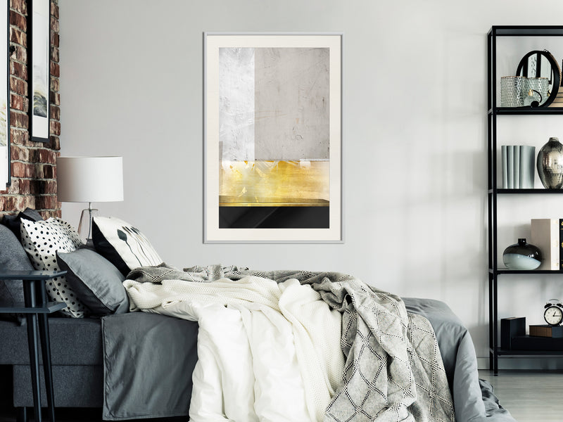 Poster - Concrete Art  - wit passepartout