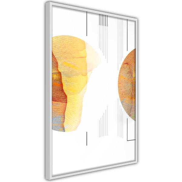 Poster - Collision of Planets  - wit