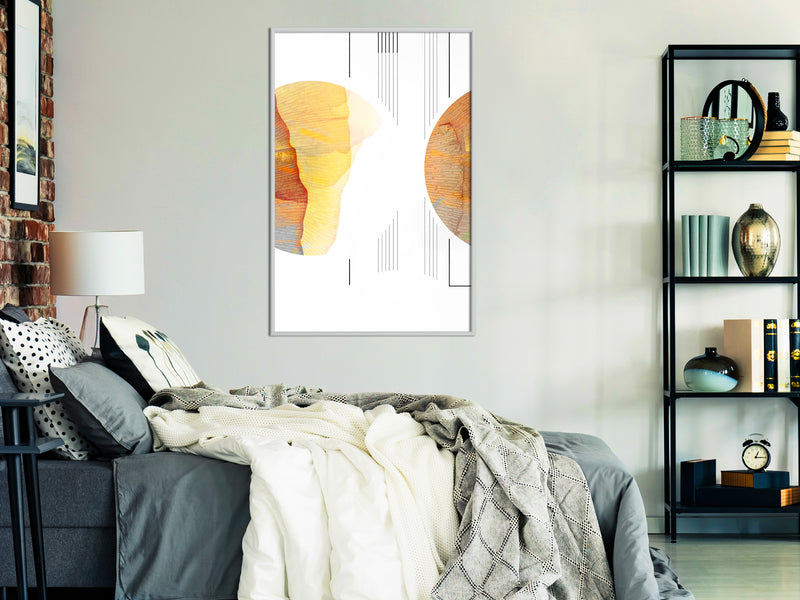 Poster - Collision of Planets  - wit