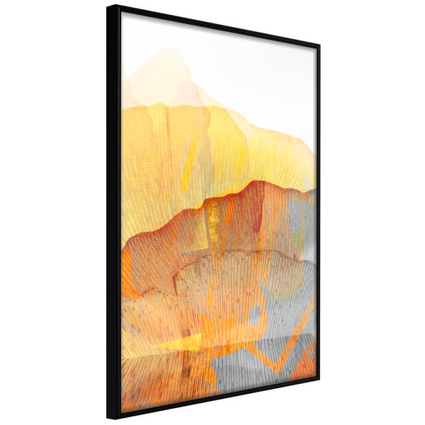 Poster - Martian Landscape  - zwart