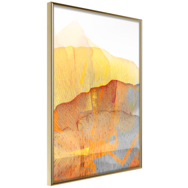 Poster - Martian Landscape  - goud