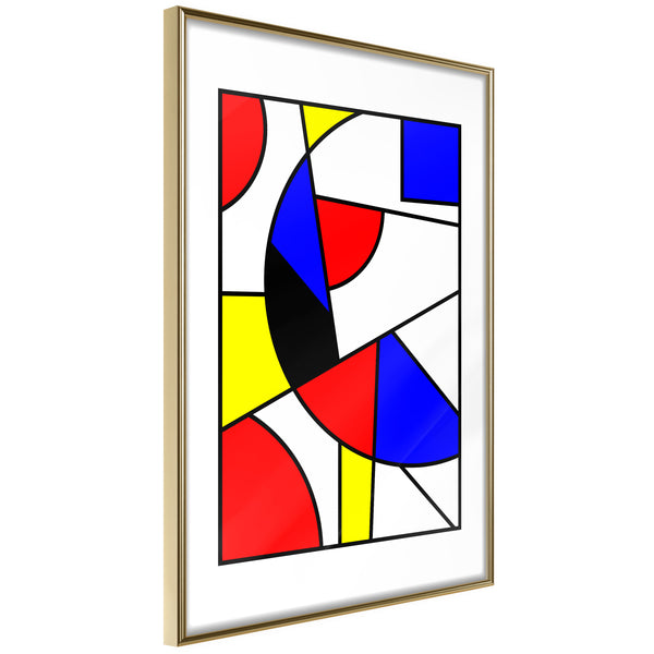Poster - Neoplastic Composition  - goud
