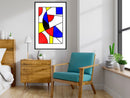 Poster - Neoplastic Composition  - zwart