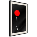Poster - Dot and Line  - zwart passepartout
