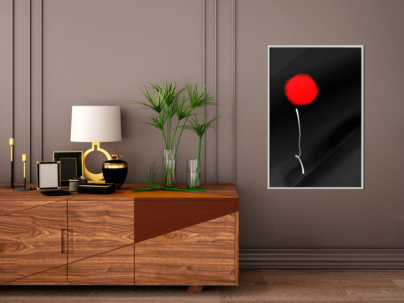 Poster - Dot and Line  - wit