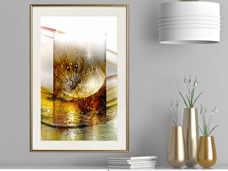 Poster - Act of Creation  - goud passepartout