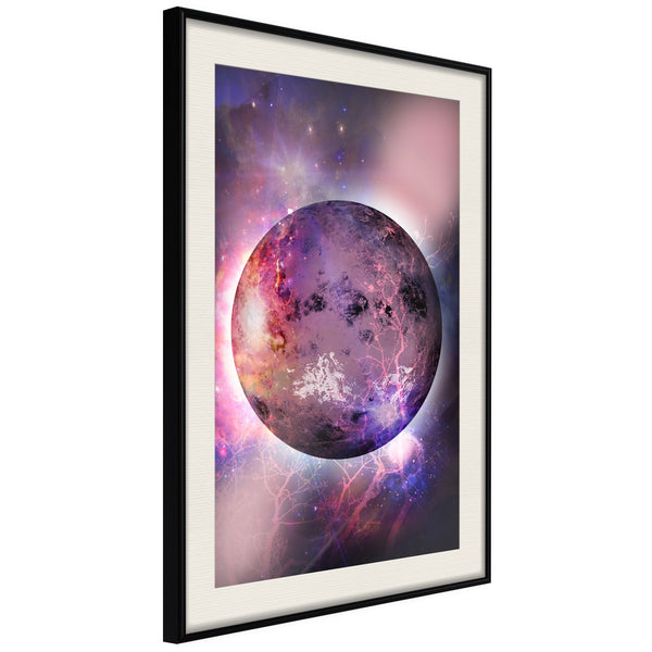 Poster - Mysterious Celestial Body  - zwart passepartout