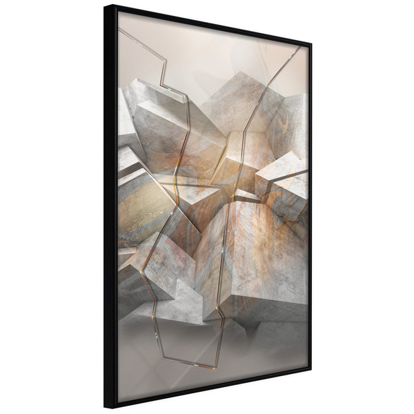 Poster - Earthquake  - zwart