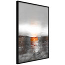 Poster - Paint Texture  - zwart