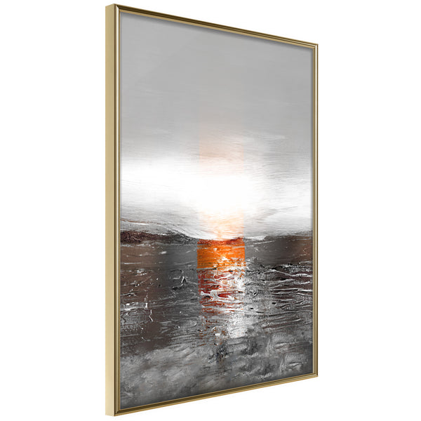 Poster - Paint Texture  - goud
