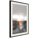 Poster - Paint Texture  - zwart passepartout