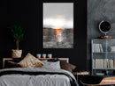 Poster - Paint Texture  - zwart
