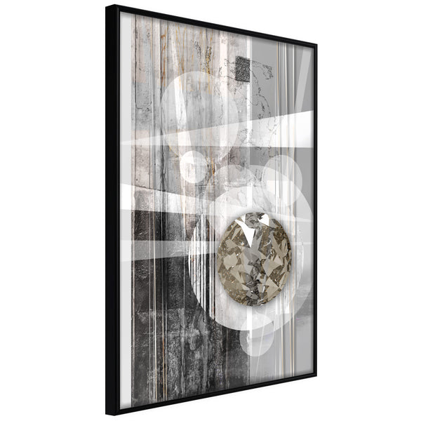 Poster - Hidden Diamond  - zwart