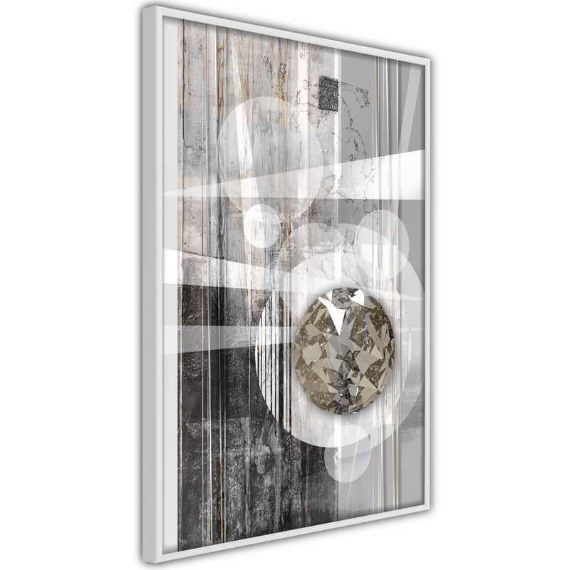 Poster - Hidden Diamond  - wit