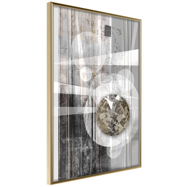 Poster - Hidden Diamond  - goud