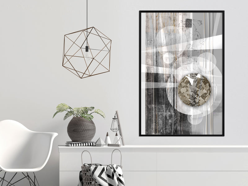 Poster - Hidden Diamond  - zwart