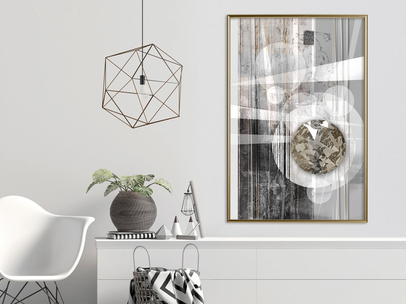 Poster - Hidden Diamond  - goud