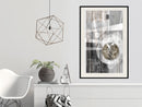 Poster - Hidden Diamond  - zwart passepartout