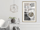 Poster - Hidden Diamond  - goud passepartout