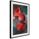 Poster - Red Solid Figures  - zwart passepartout
