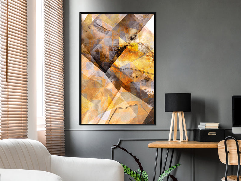 Poster - Amber Power  - zwart