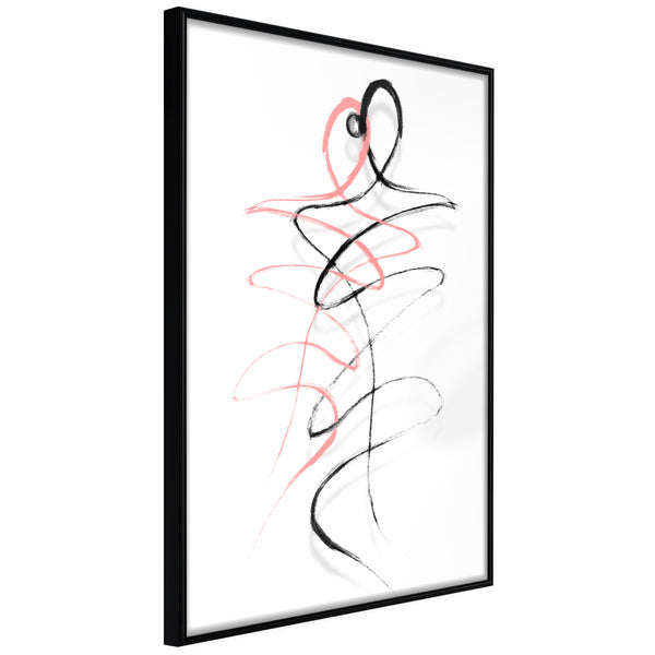 Poster - Dancing Souls  - zwart