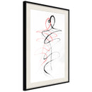 Poster - Dancing Souls  - zwart passepartout