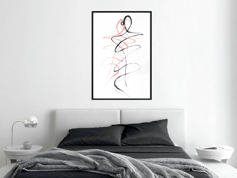 Poster - Dancing Souls  - zwart