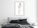 Poster - Dancing Souls  - wit passepartout