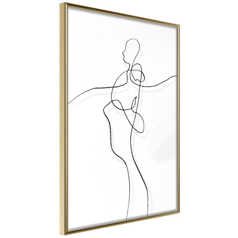 Poster - Entanglement  - goud