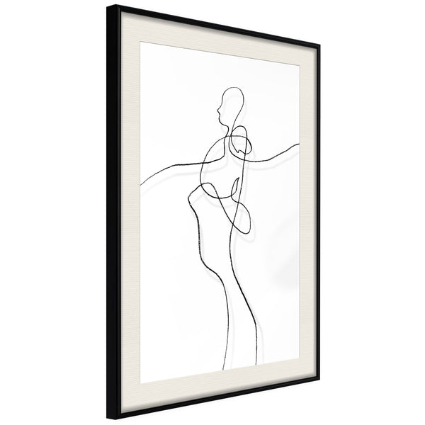 Poster - Entanglement  - zwart passepartout