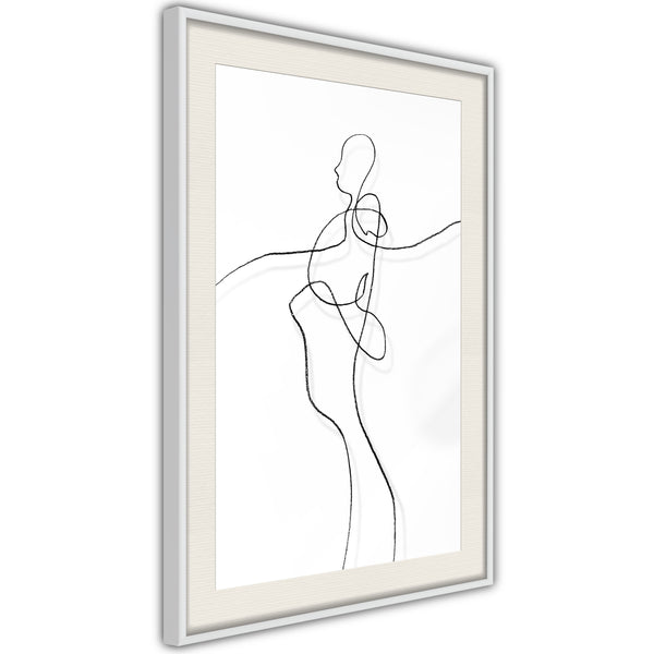 Poster - Entanglement  - wit passepartout