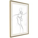 Poster - Entanglement  - goud passepartout