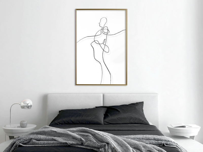 Poster - Entanglement  - goud