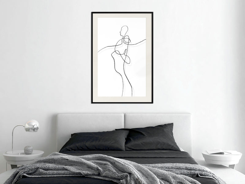 Poster - Entanglement  - zwart passepartout
