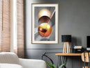 Poster - Enchanted Globes  - goud passepartout