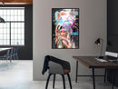 Poster - Disco Leaves  - zwart