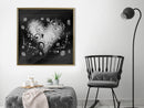 Poster - Ornamented Heart  - goud