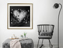 Poster - Ornamented Heart  - goud passepartout