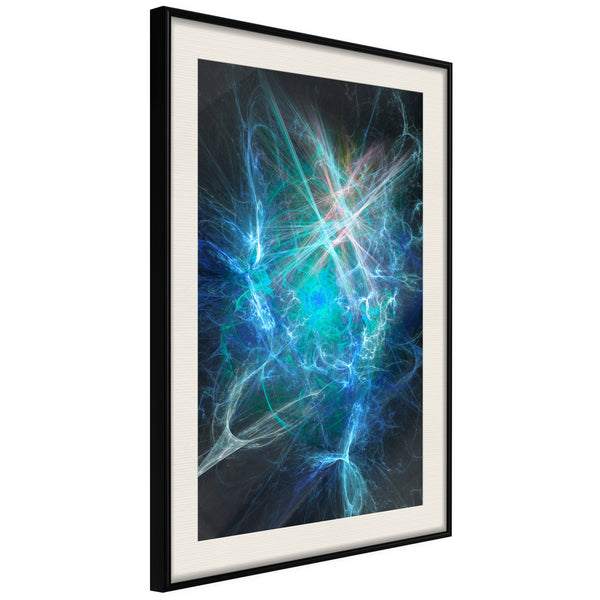 Poster - Combination of Elements  - zwart passepartout