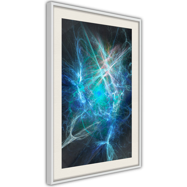 Poster - Combination of Elements  - wit passepartout